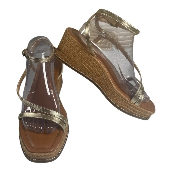 Chicos Women’s Carolina Champagne Platform Espadrille Sandals - Picture 3 of 9